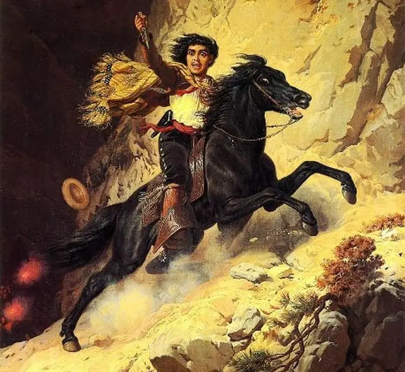 Hoakin Murlet na konju