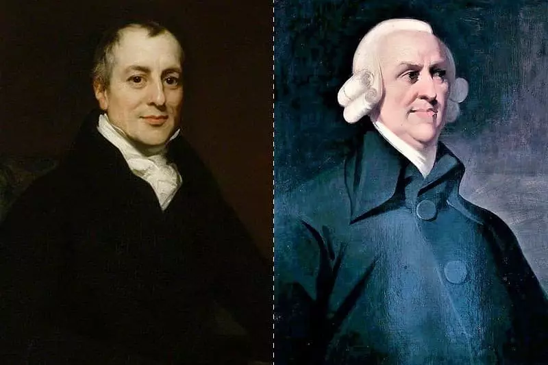David Ricardo和Adam Smith