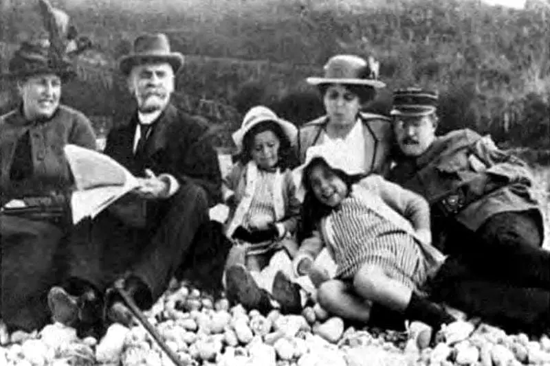 Emil Durkheim z rodziną