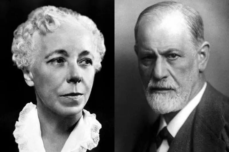 Karen Horney i Sigmund Freud