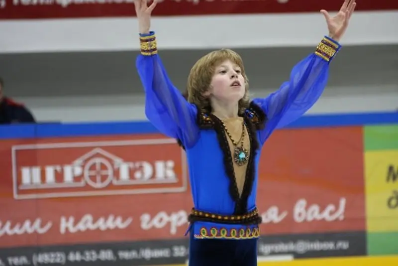 Vladislav Tarasenko u djetinjstvu
