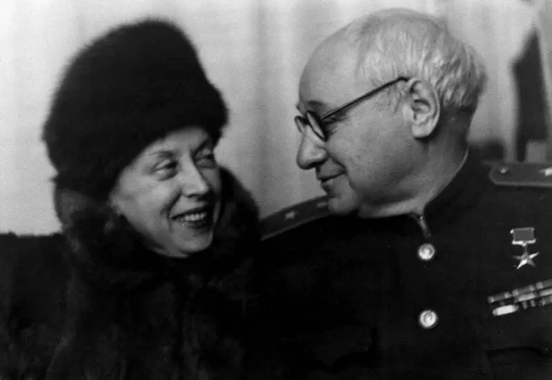 Andrei Tupolev a manželka Julia