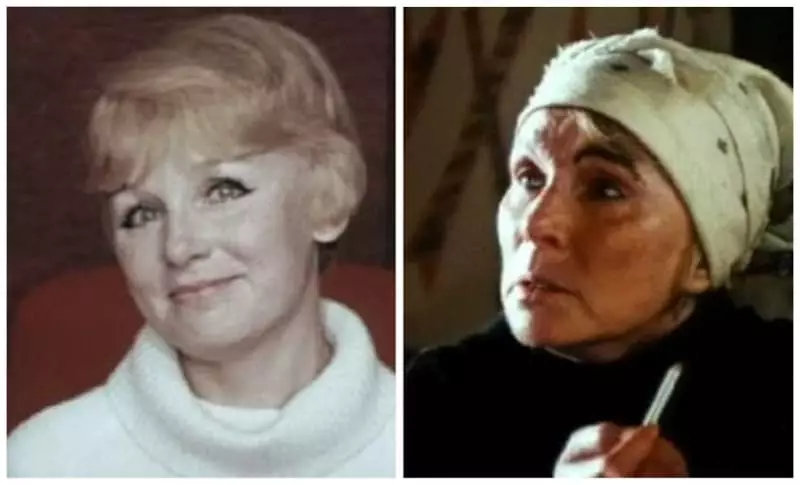 Ηθοποιός Ella Nekrasova κατά τη μαγνητοσκόπηση στην ταινία και τα τελευταία χρόνια της ζωής