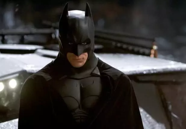 Christelijke baal in de rol van Batman