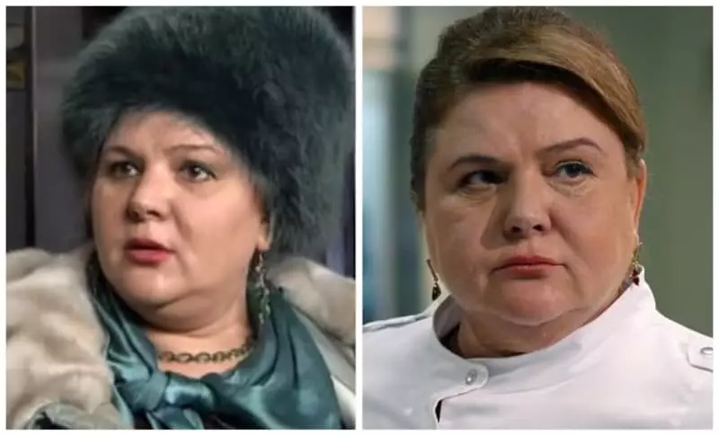 Aktorka Irina basen podczas filmowania w filmie i teraz