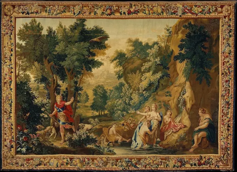 Diana og Acton fra Ovidi metamorfose sæt