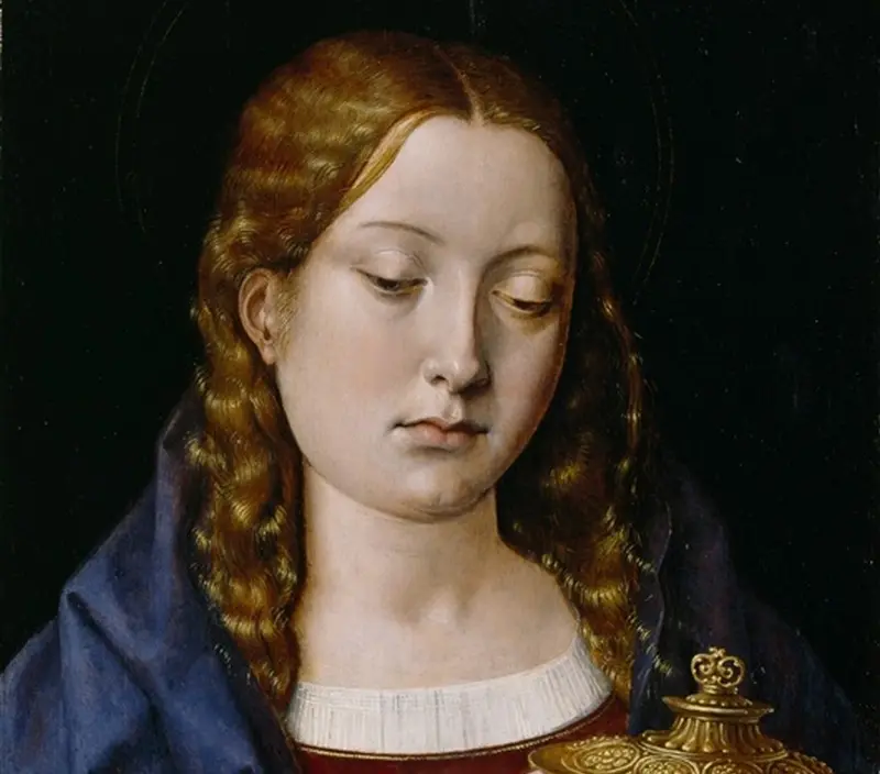 Portráid de Ekaterina Aragon i Mary Magdalene