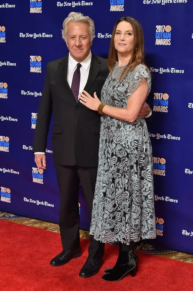 Dustin Hoffman and Lisa Gottshegen