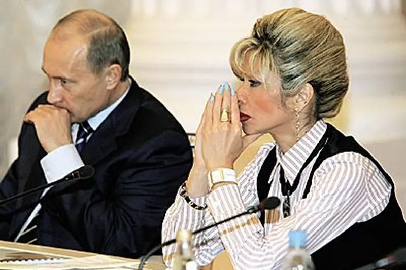 Jahan Pollyeva et Vladimir Poutine