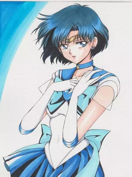 Sailor Mercur (caracter) - Imagini, Cartoon, "Sailor Mun", Anime, Costum, Ammi Midzuno