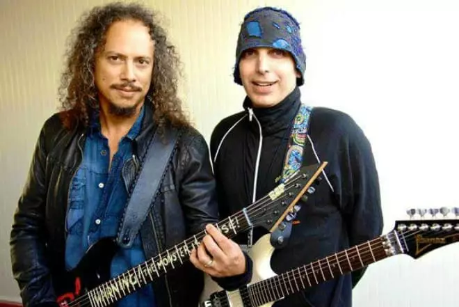 Kirk Hammett en Joe satriani