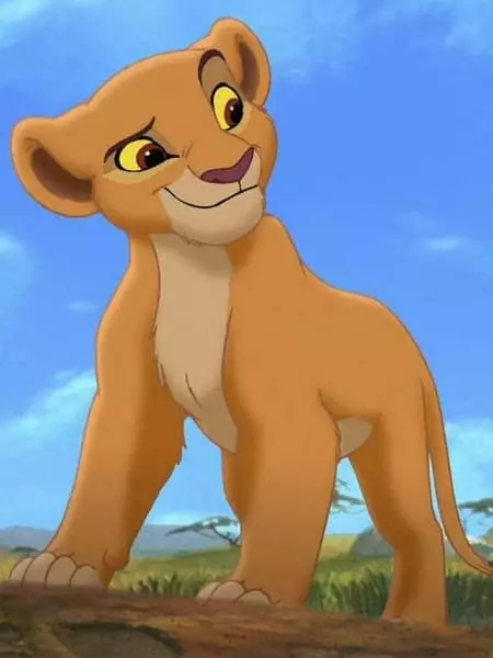 Kiara (charakteris) - nuotraukos, "karalius liūtas", dukra Simba, liūtas