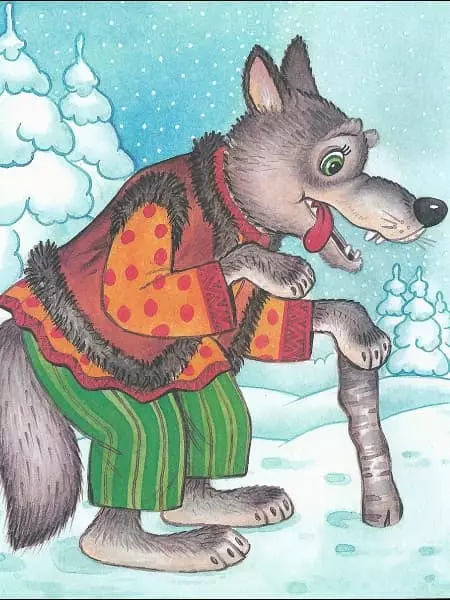 Grey Wolf (caracter) - Imagini, Ivan-Tsarevich, pălărie roșie, imagine, povestiri populare