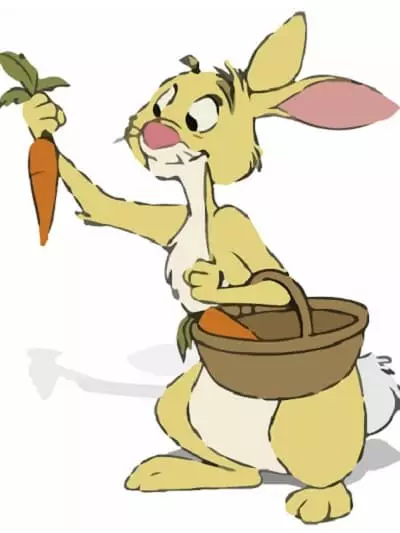 Rabbit (caracter) - Imagini, Winnie Pooh, desene animate, vizita, purcel