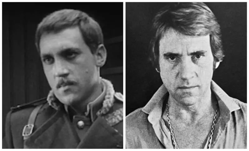 Attore Vladimir Vysotsky durante le riprese nel film e negli ultimi anni