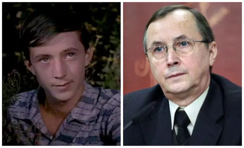 Actor Nicholas Burlyaev med snemanjem v filmu in zdaj