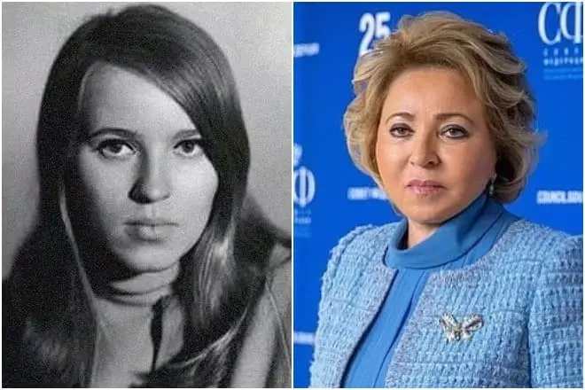 Valentina Matvienko in de jeugd en nu