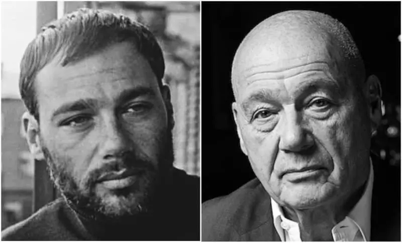 Vladimir Pozner in youth and now