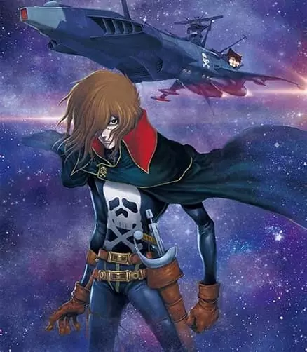 Kapten Harlock (Watak) - Foto, Anime, Manga, Pirate Angkasa, Penerangan, Ciri