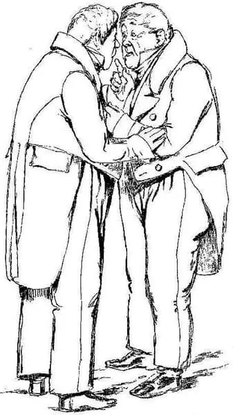Bobchinsky اور Dobchinsky، پیٹر Boilevsky کی پیٹرن، 1910