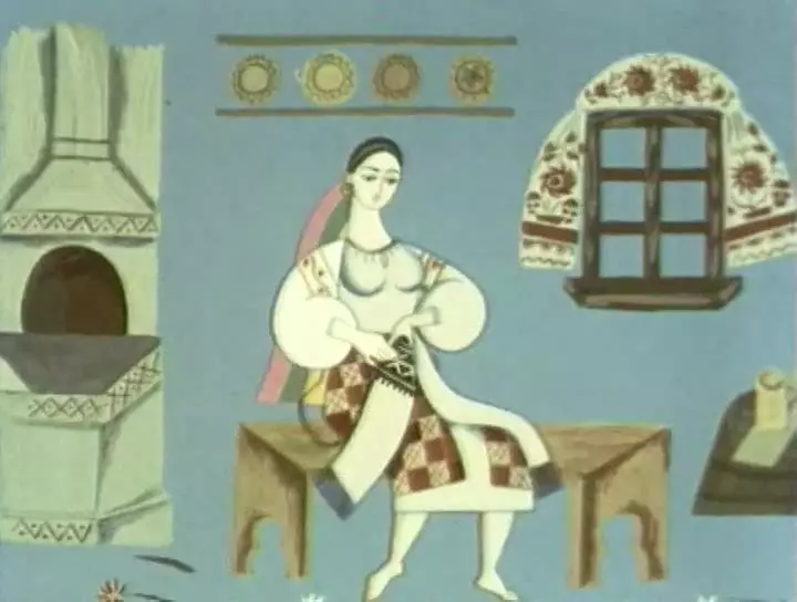 Кадр з мультфільма «Маруся Богуславка»