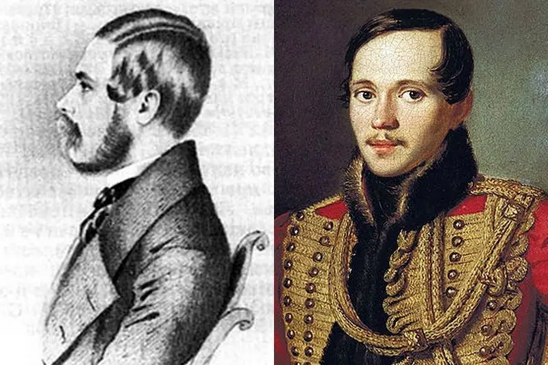Nikolai Martynov and Mikhail Lermontov