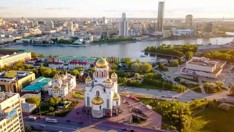 Bandar-bandar terbesar di Rusia