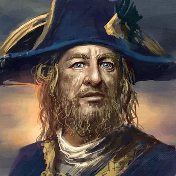 Hector Barbossa (Characterssa (sary) - Saripika, "Pirates of the Caribbean", Actor Jeffrey Rush