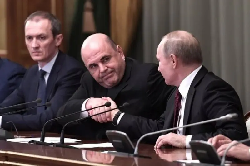 Dmitry Grigorenko, Mikhail Mishustin ja Vladimir Putin