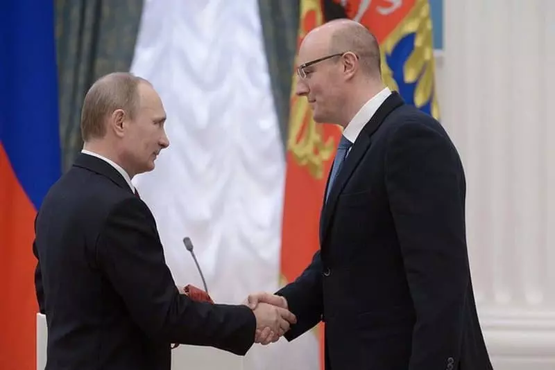 Vladimir Putin en Dmitry ChernyShenko